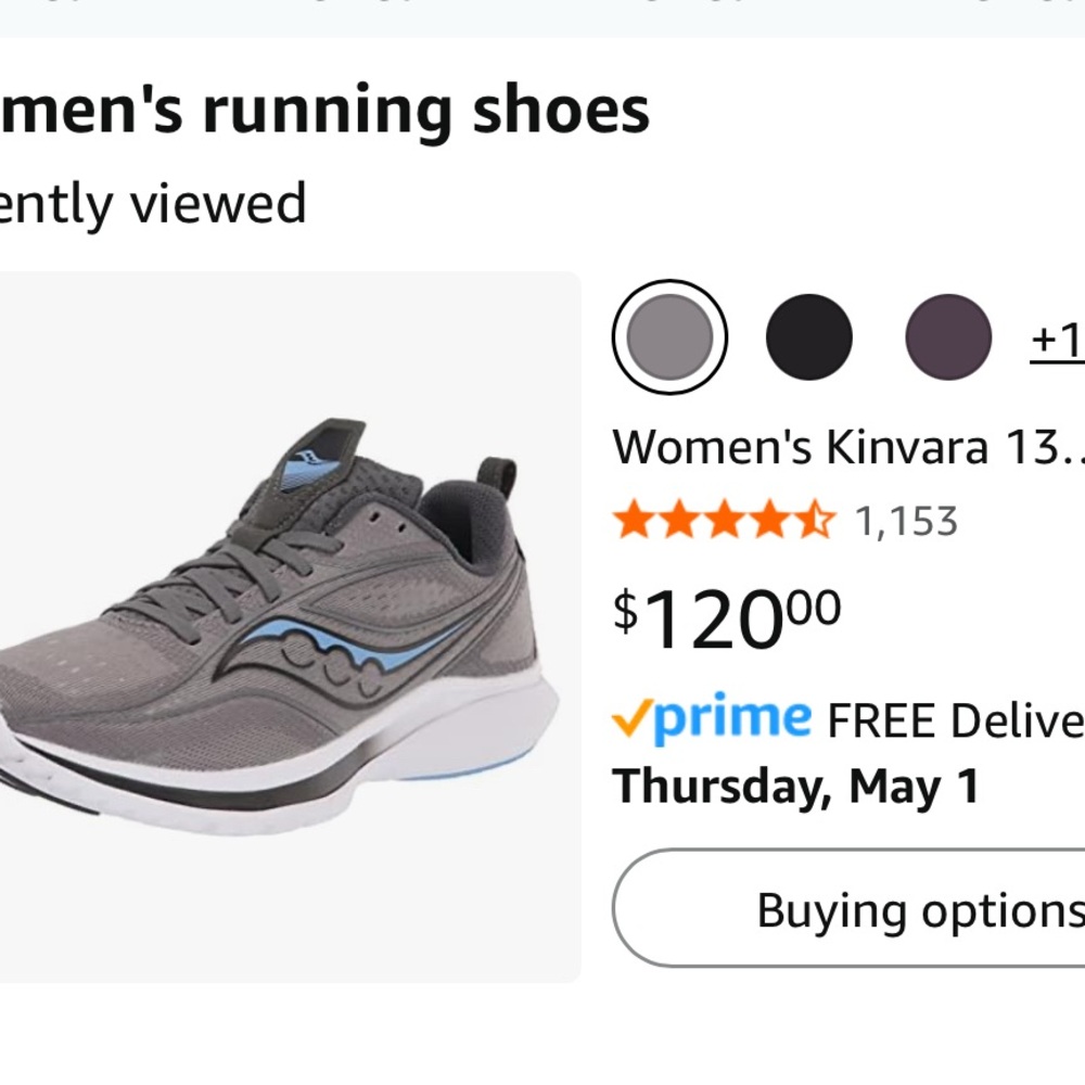 Saucony Gray and Blue Sneakers with Modern Design - Picture 6 of 6